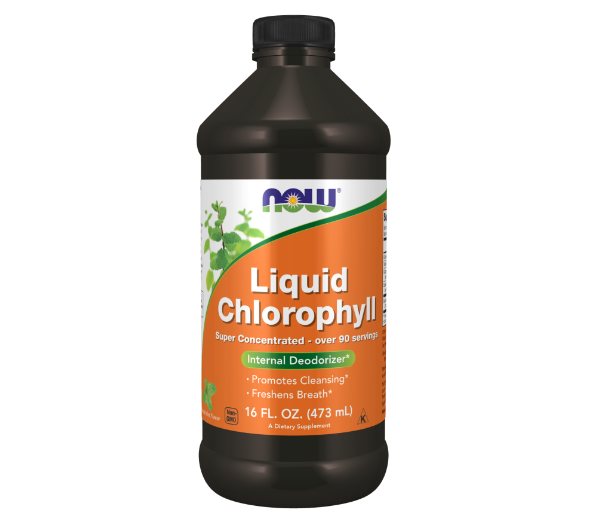 NOW Chlorophyll Liquid, Хлорофилл Жидкий - 473 мл