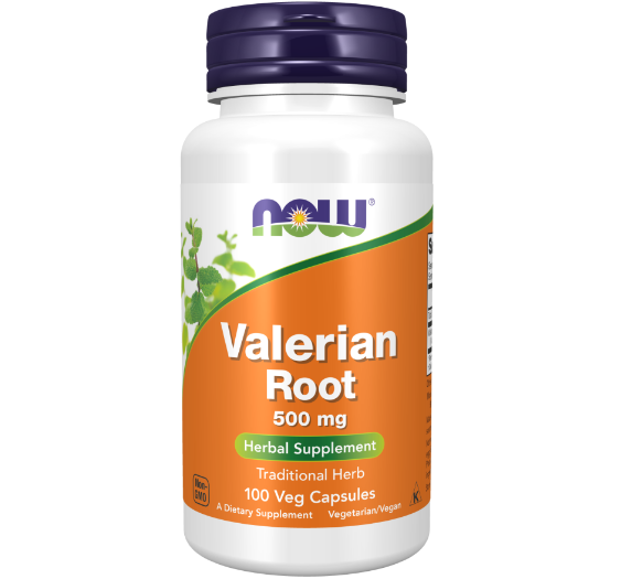 NOW Valerian Root, Корень Валерианы 500 мг - 100 капсул