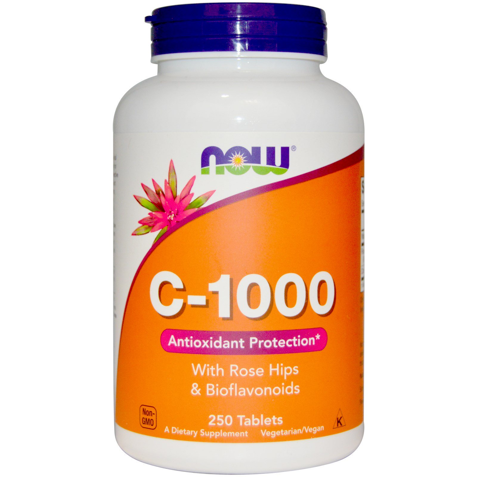 NOW C-1000, Витамин С-1000 мг, Биофлавоноиды Комплекс - 250 таблеток