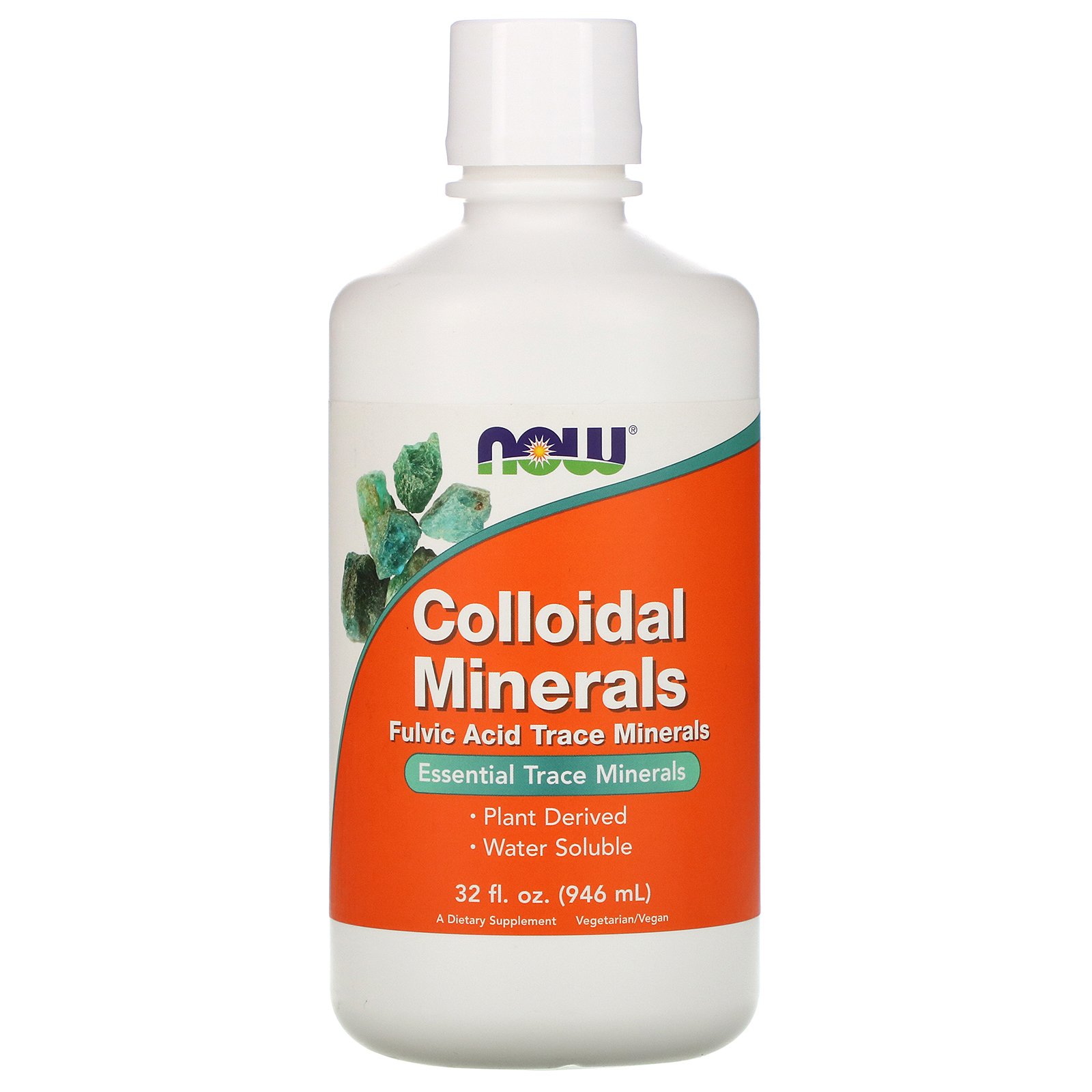 NOW Colloidal Minerals, Коллоидные Минералы - 946 мл