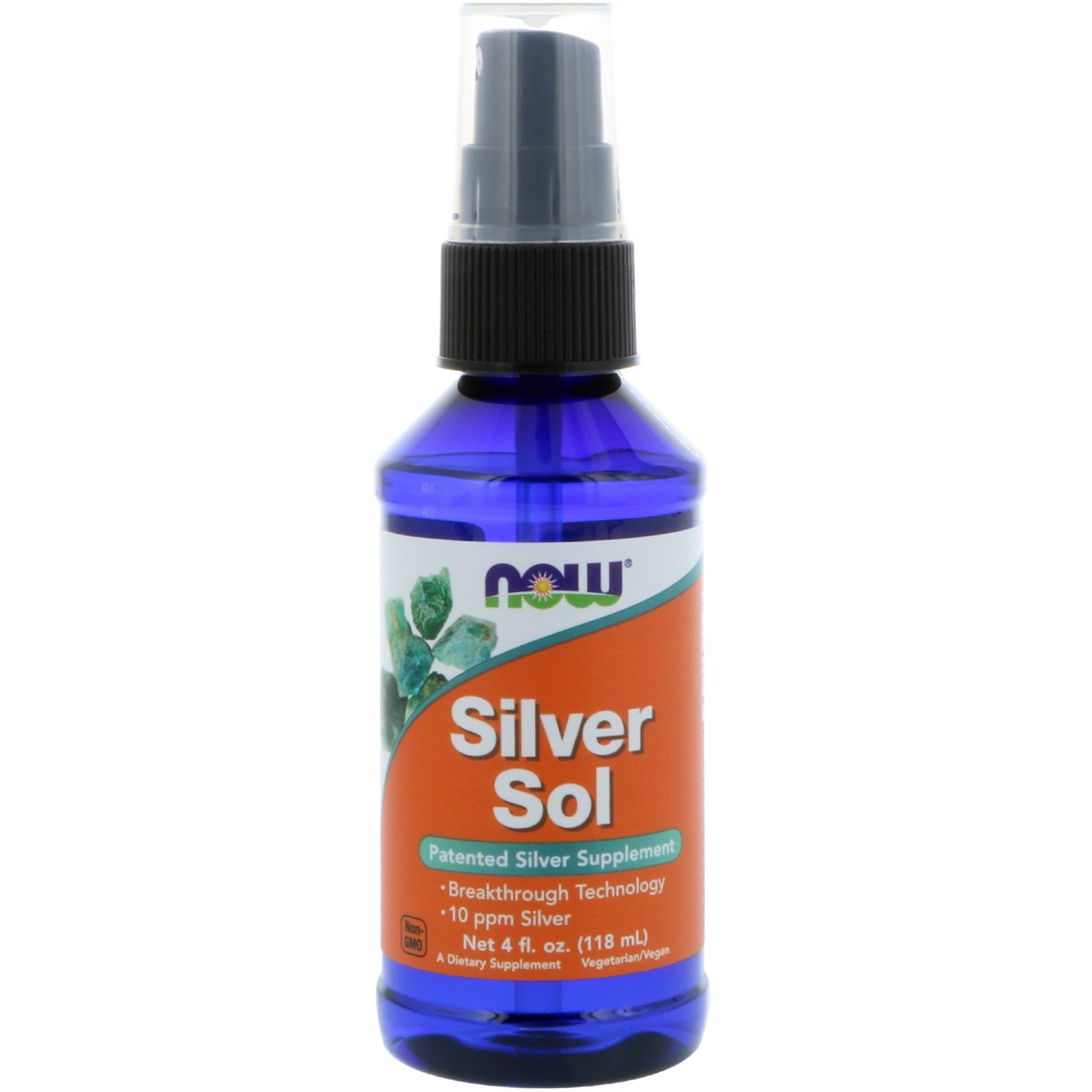 Silver Sol, Коллоидное Серебро Спрей - 118 мл
