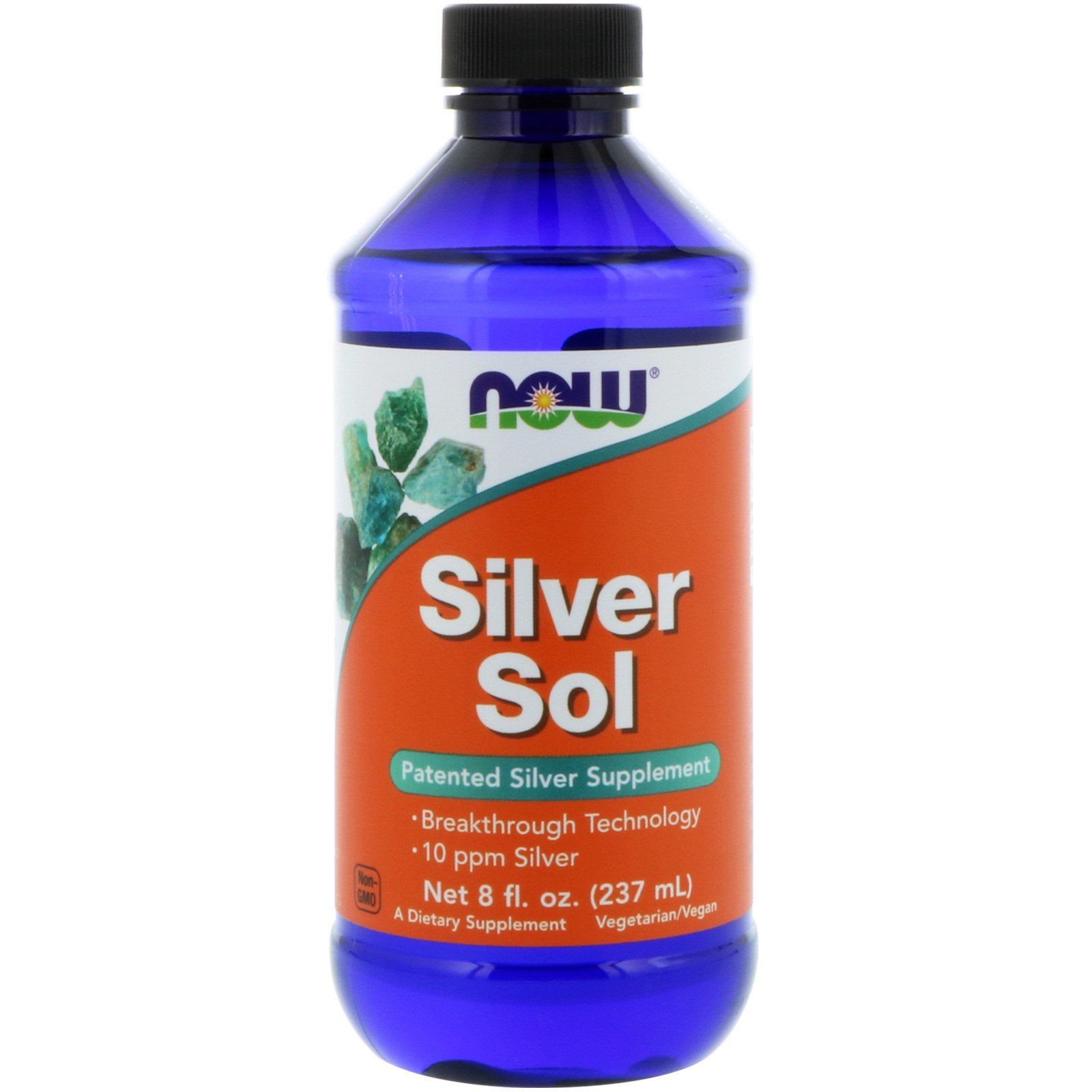 NOW Silver Sol, Коллоидное Серебро - 237 мл