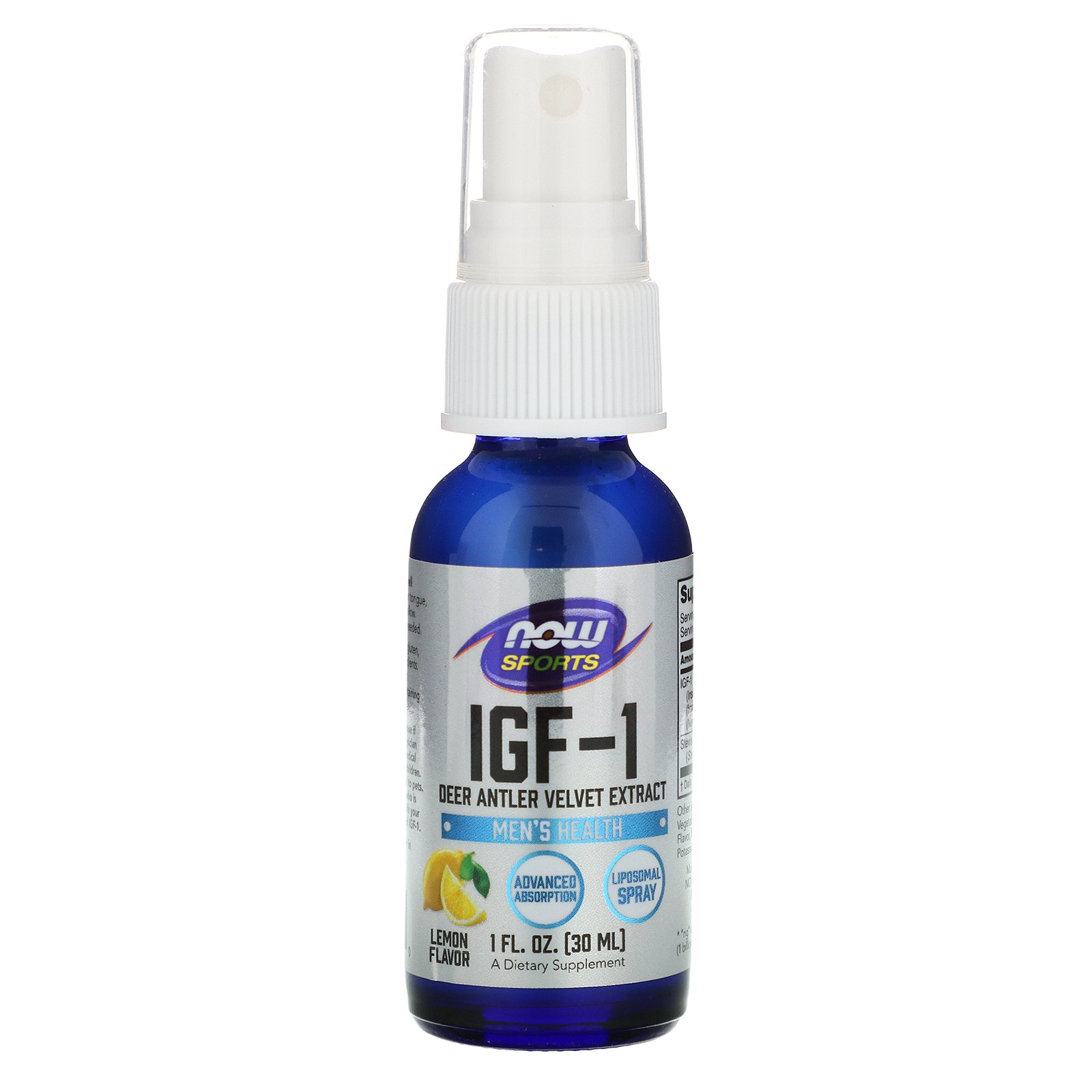 NOW IGF-1, ИФР-1, Инсулиноподобный Фактор Роста спрей - 30 мл