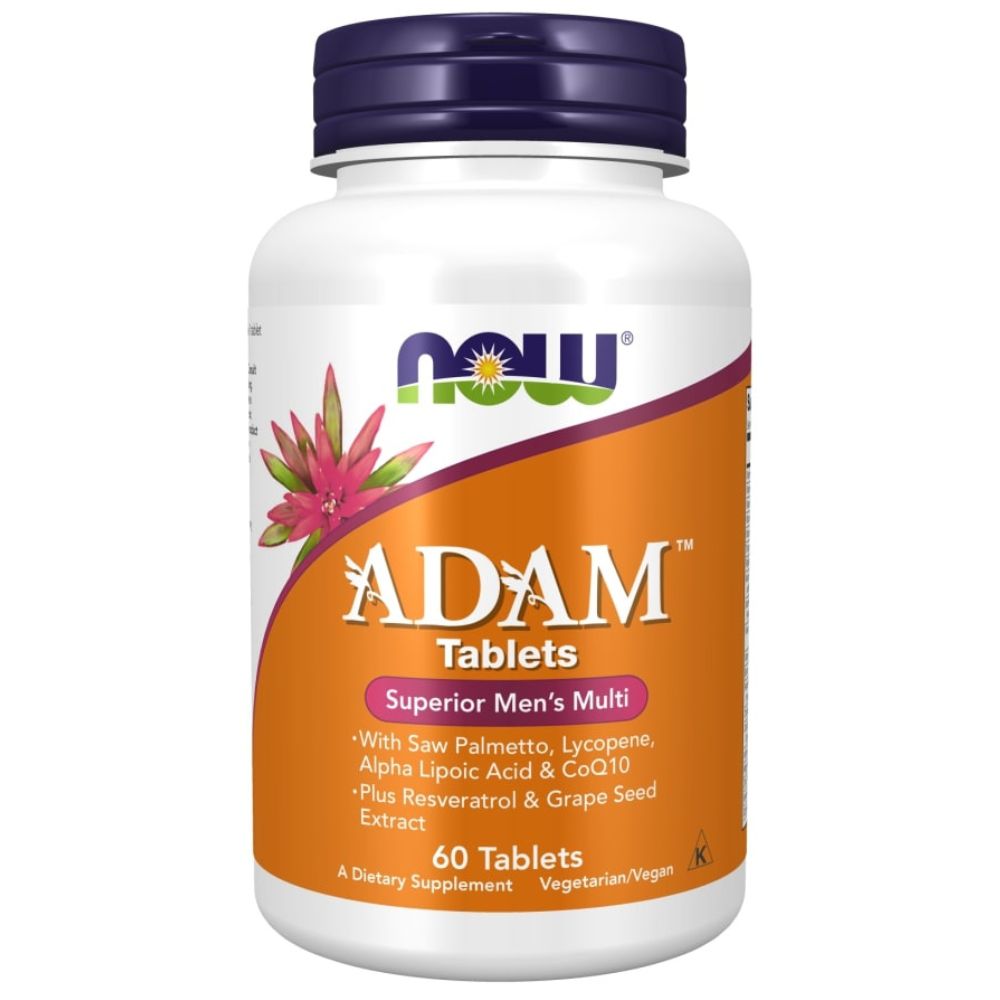 NOW Adam, Адам, Витамины для Мужчин Комплекс - 60 таблеток