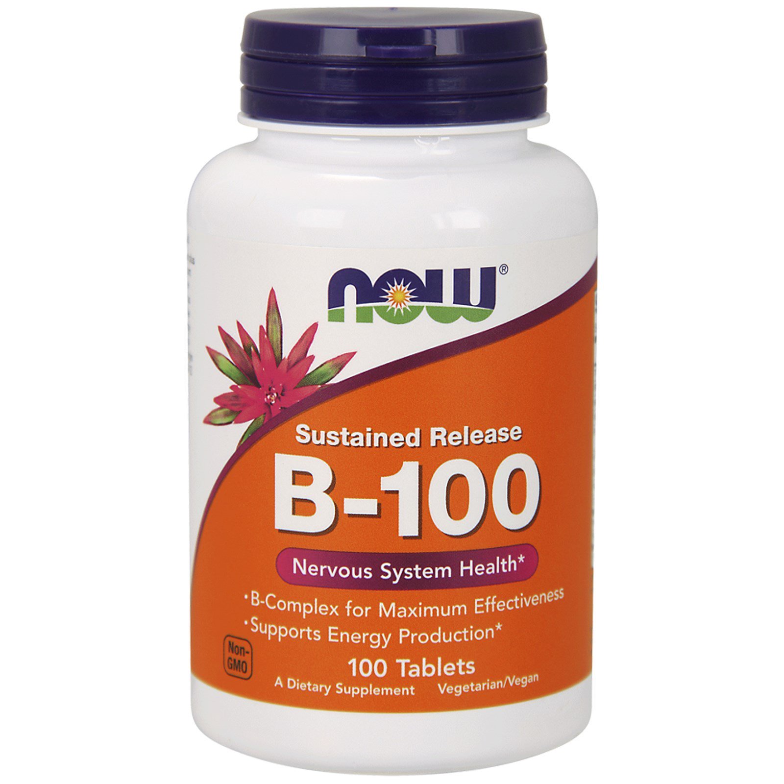NOW B-100, Витамины Группы Б, Комплекс - 100 таблеток
