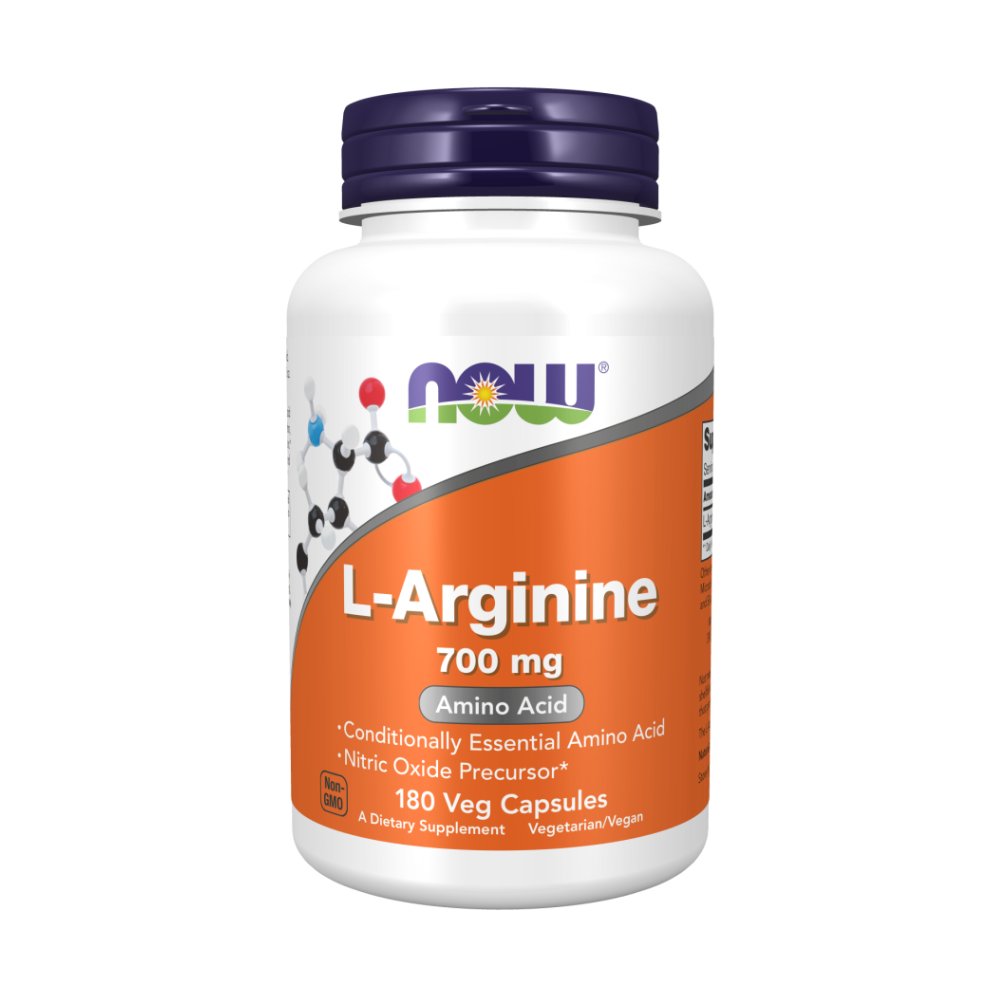 NOW L-Arginine, L-Аргинин 700 мг - 180 капсул