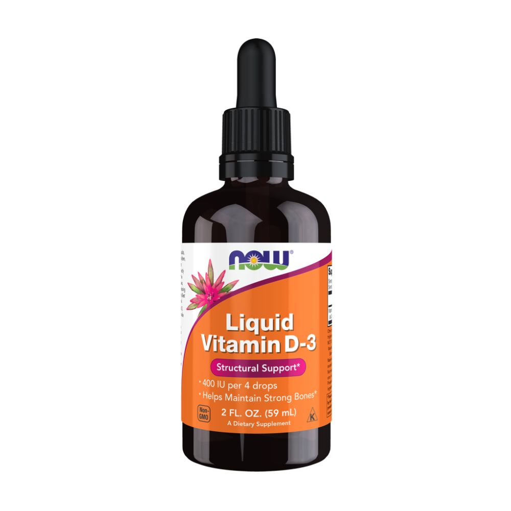 NOW Витамин D-3 Жидкий 400 МЕ, D-3 Vitamin Liquid - 59 мл NOW Витамин D-3 Жидкий 400 МЕ, D-3 Vitamin Liquid - 59 мл