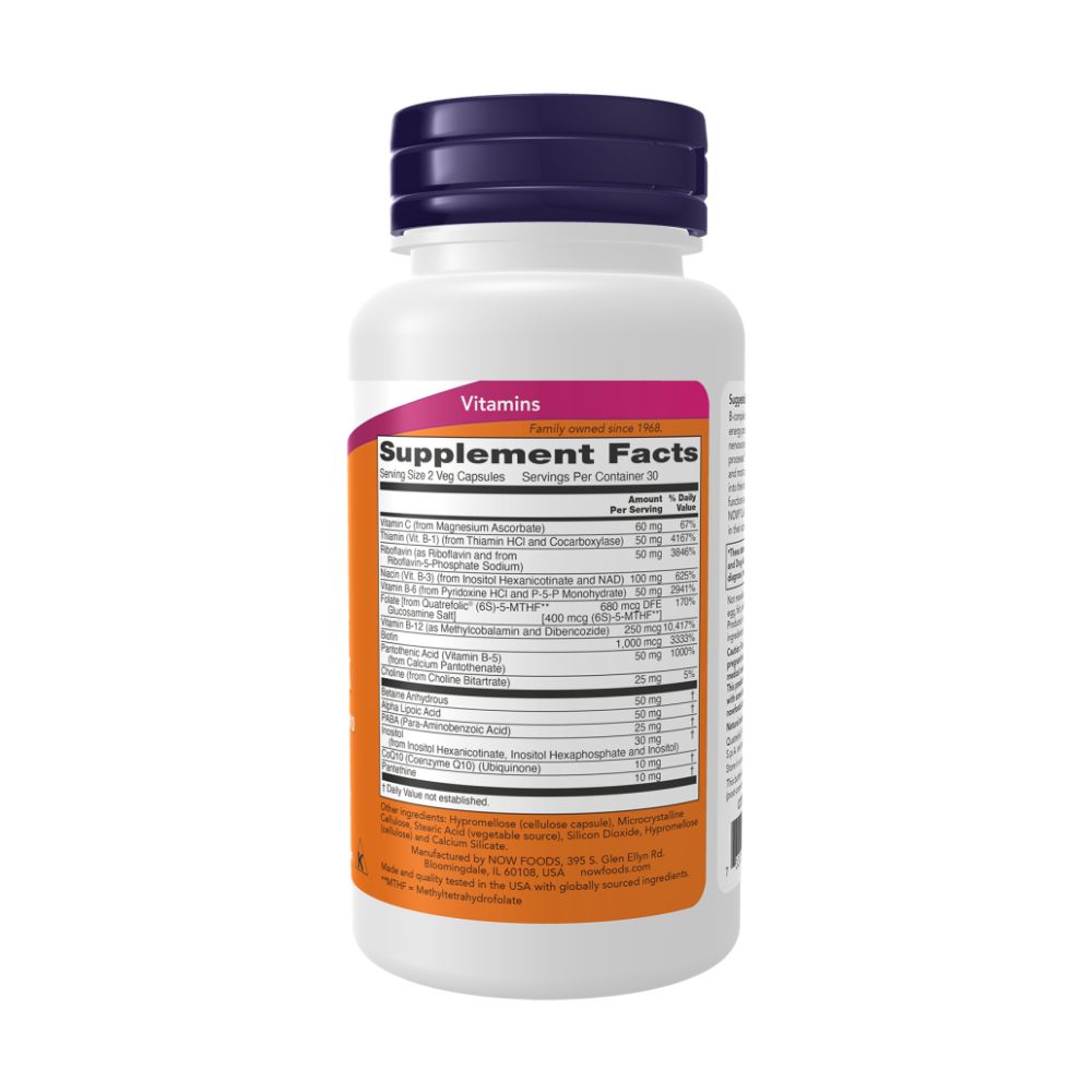 B-Complex Co-Enzyme, Ко-Энзим Б-Комплекс - 60 капсул