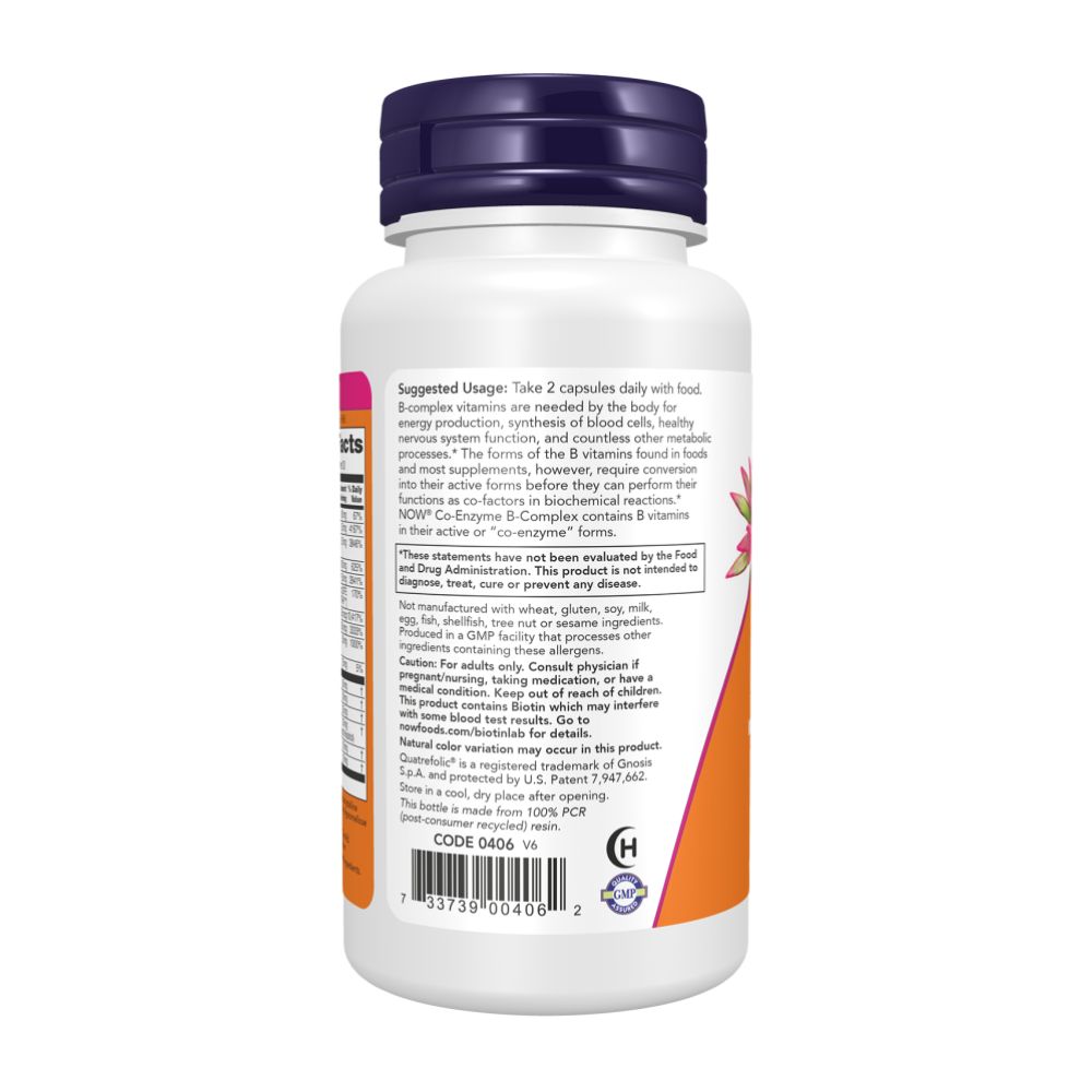 B-Complex Co-Enzyme, Ко-Энзим Б-Комплекс - 60 капсул