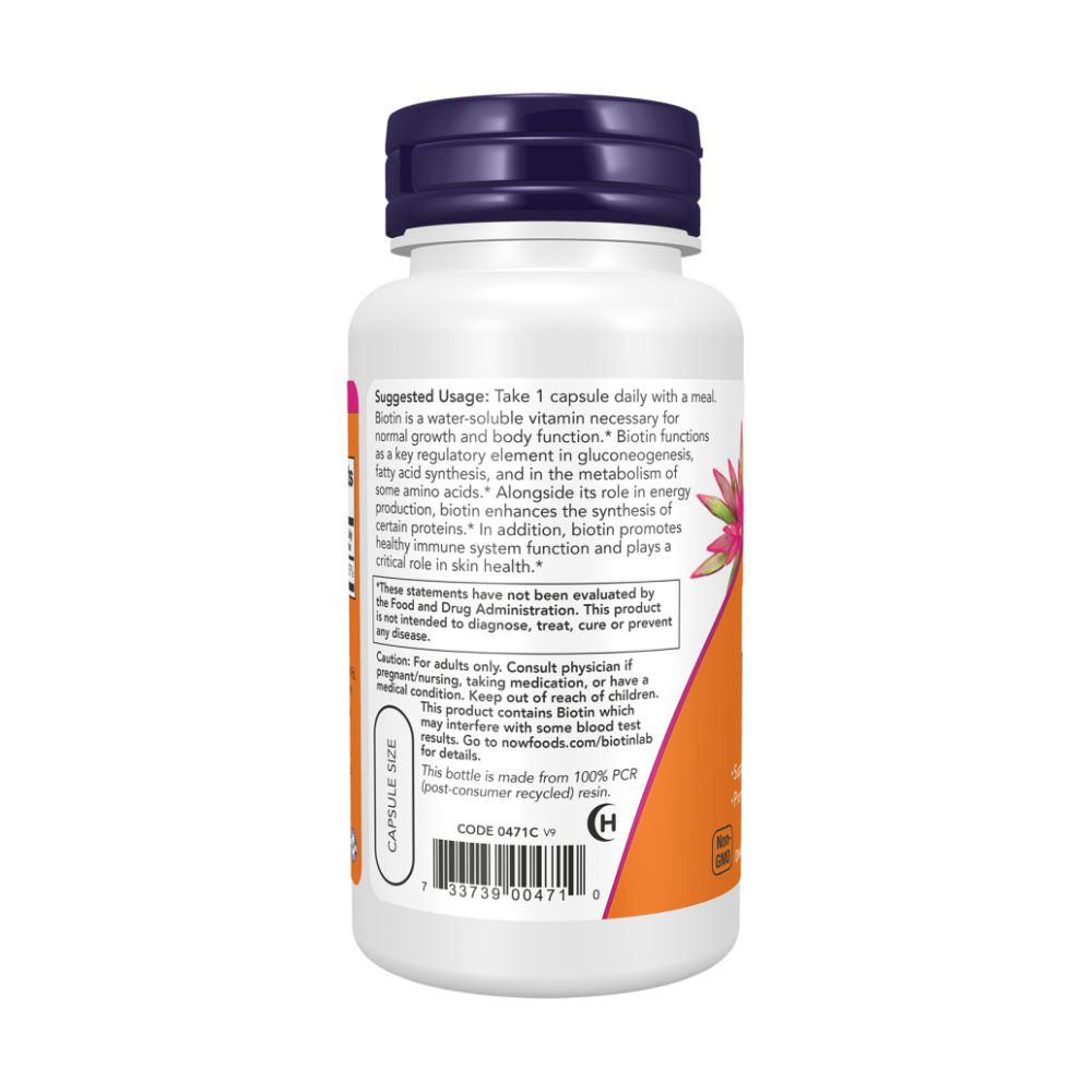 Biotin, Биотин 5000 мкг - 120 капсул