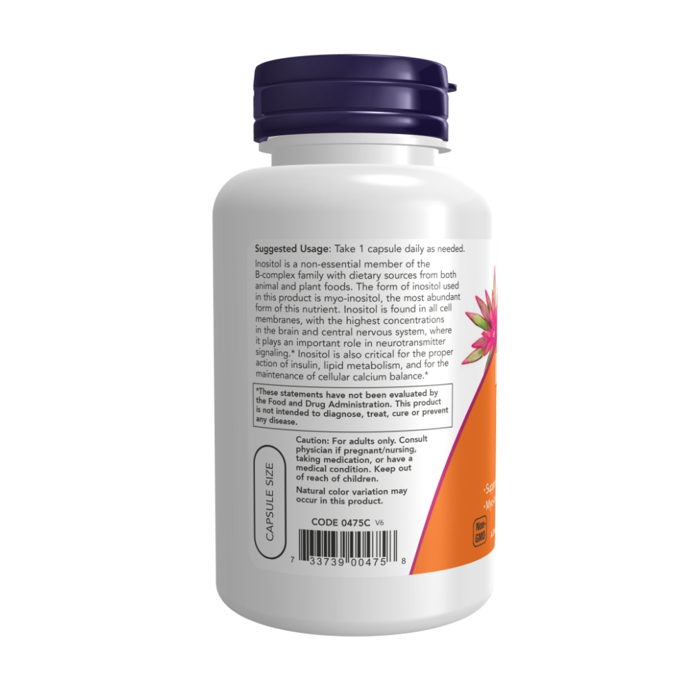 NOW Инозитол 500 мг, Inositol - 100 капсул