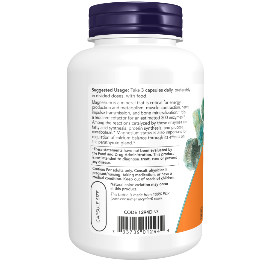 Magnesium Citrate, Магний Цитрат - 120 капсул