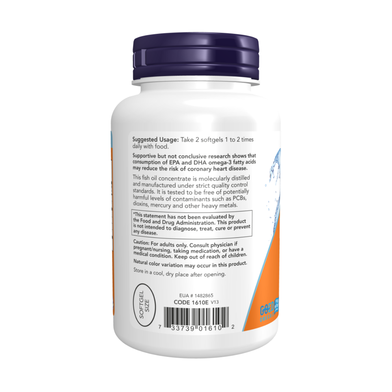 Omega-3 DHA-250, Омега-3 250DHA/125EPA - 120 капсул