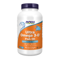 Omega 3 Ultra + D3 Now Foods, Ультра Омега-3 600EPA/300DHA + D3 - 180 капсул