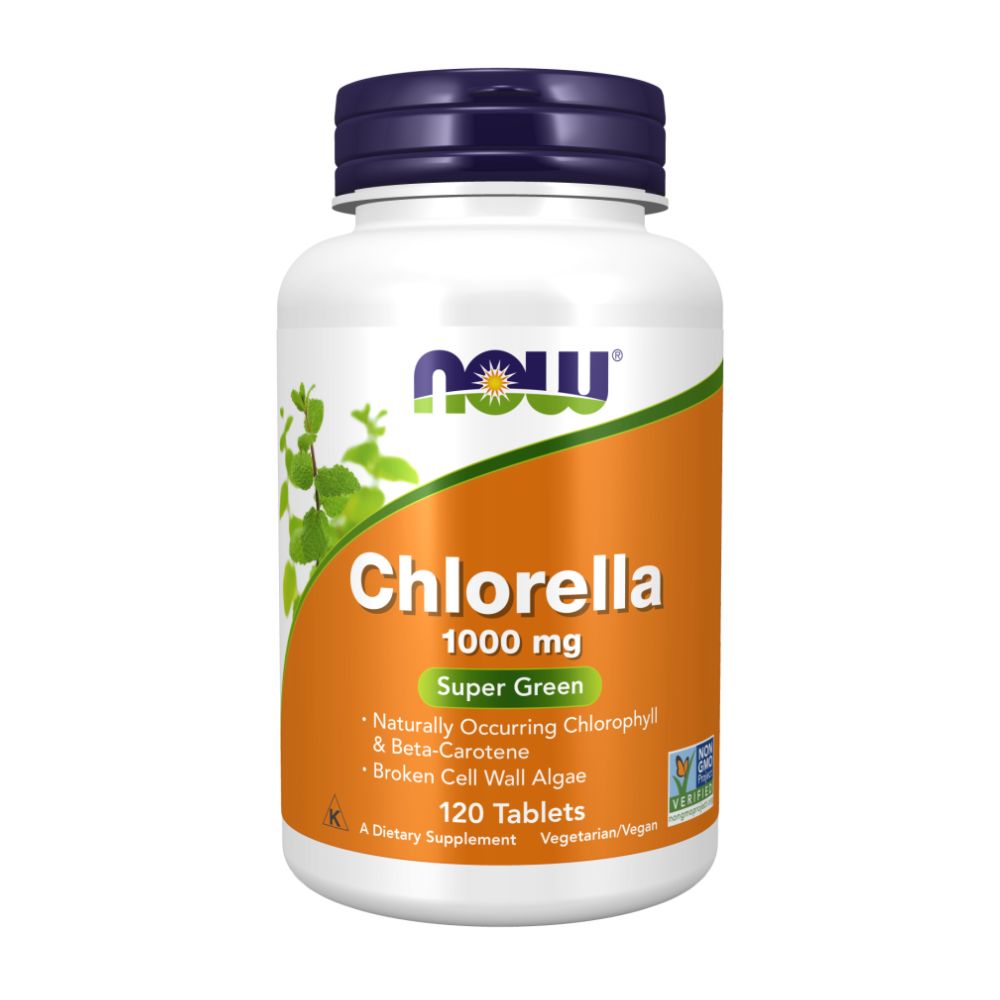 NOW Хлорелла 1000 мг, Chlorella - 120 таблеток NOW Хлорелла 1000 мг, Chlorella - 120 таблеток
