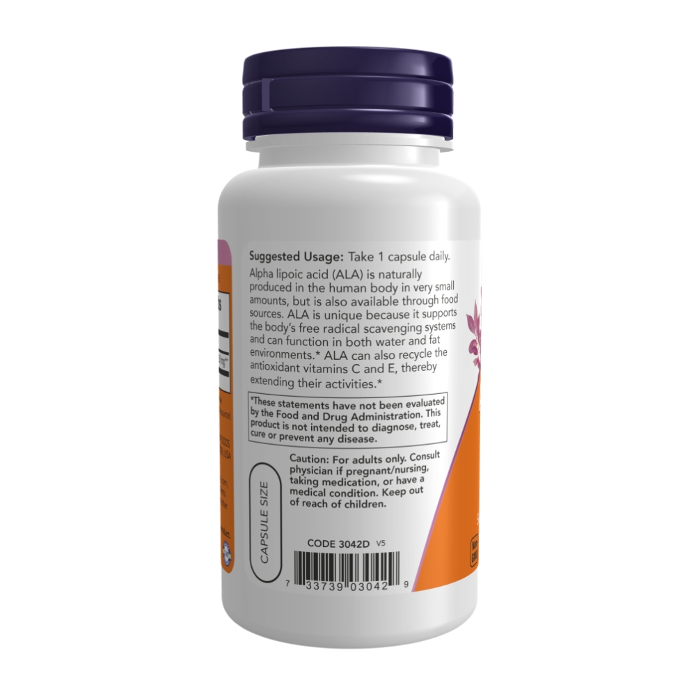 Alpha Lipoic Acid, Альфа-Липоевая Кислота 250 мг - 120 капсул
