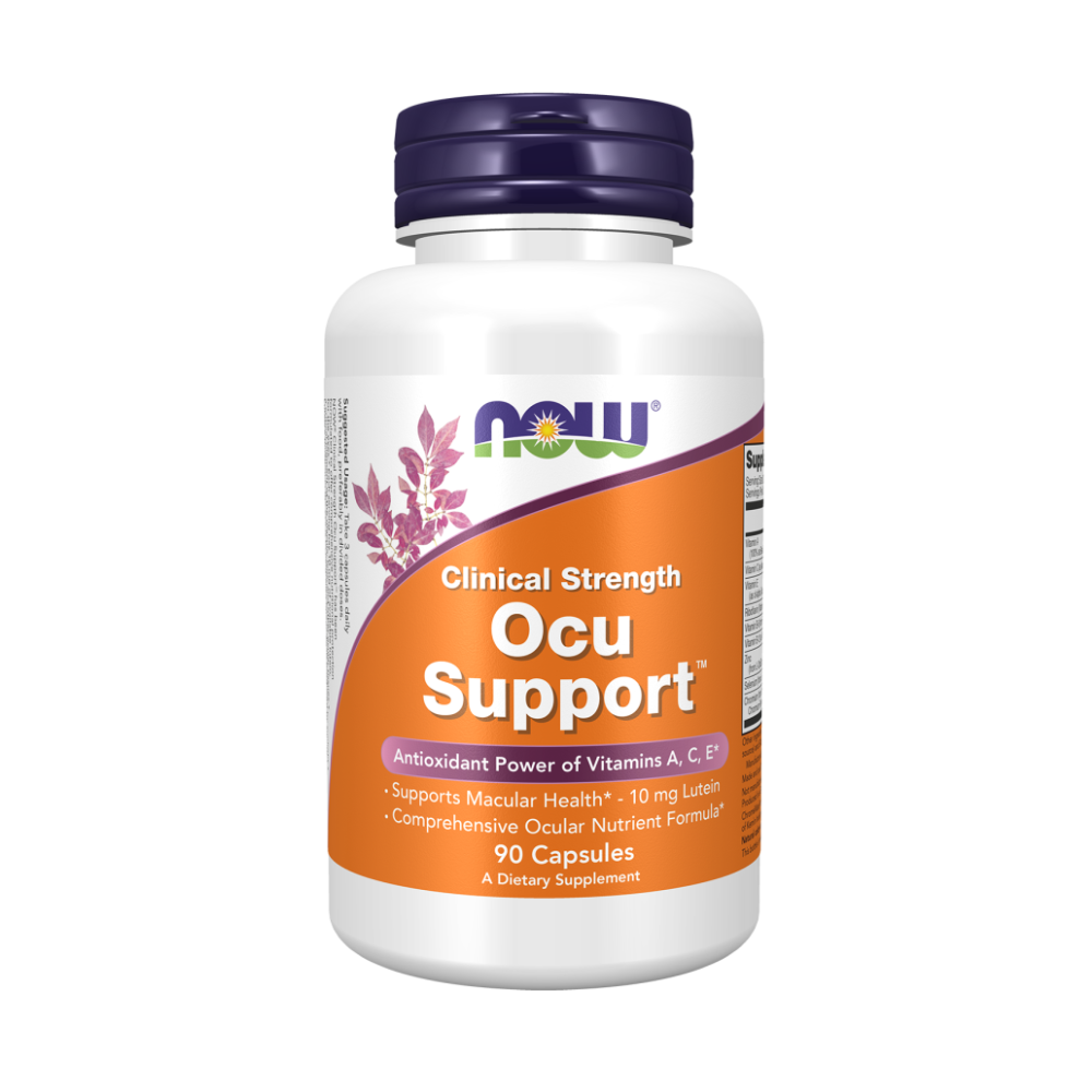 NOW Ocu Support, Окью Саппорт, Комплекс для Глаз - 90 капсул