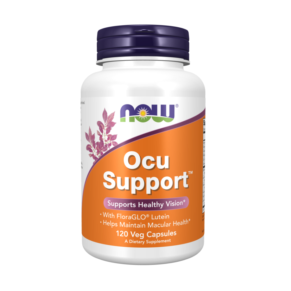 NOW Ocu Support, Окью Саппорт, Комплекс для Глаз - 120 капсул