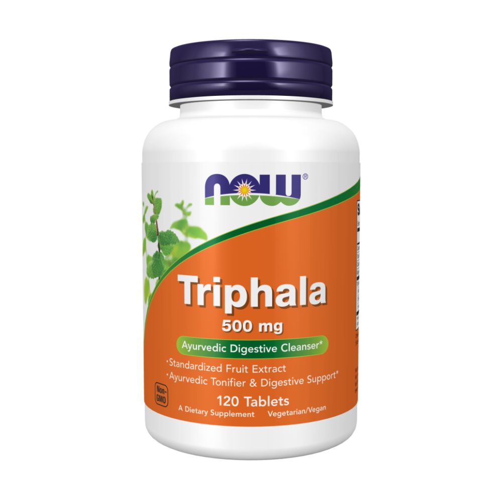 NOW Triphala, Трифала Экстракт 500 мг - 120 таблеток