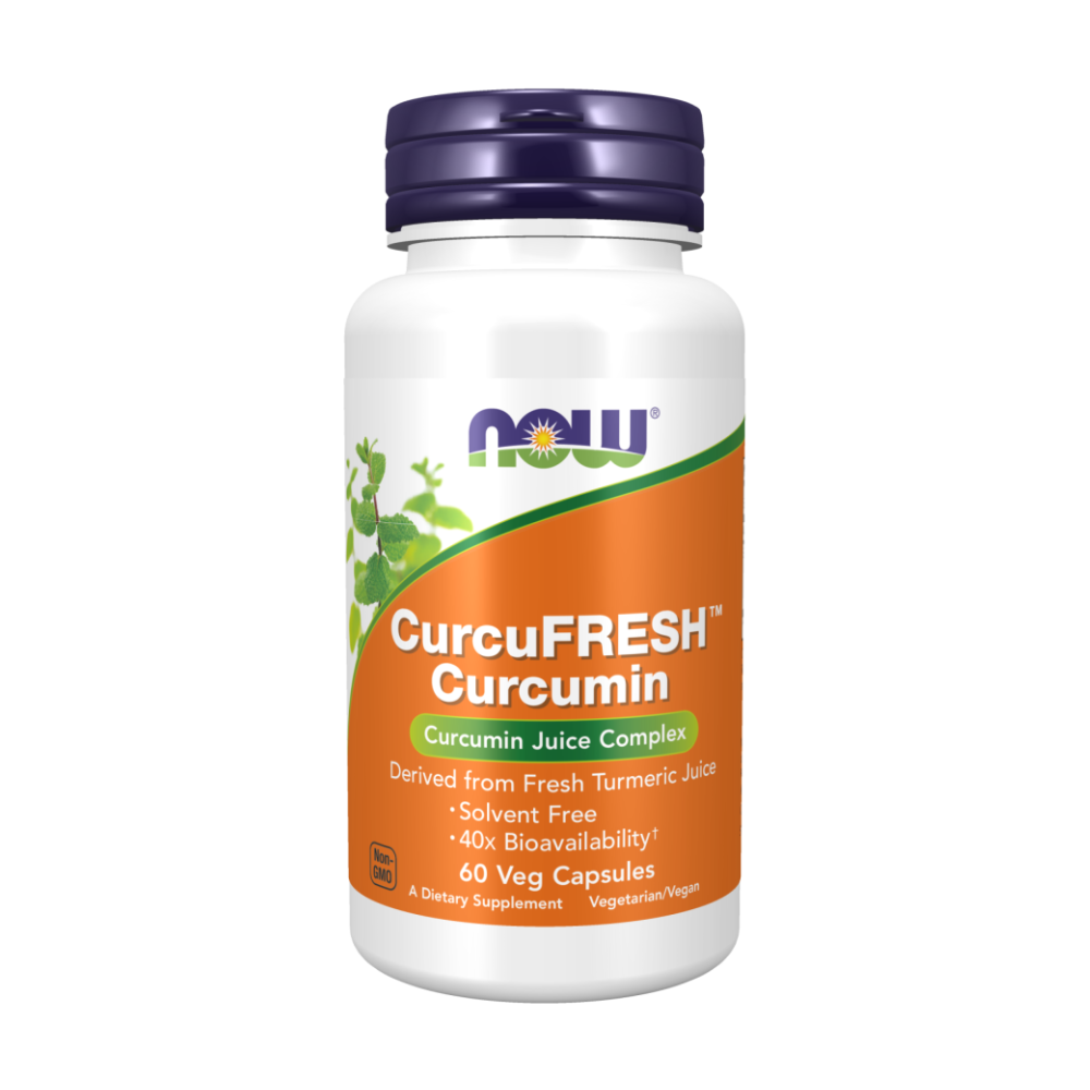 NOW Curcumin CurcuFresh, Куркумин Повышенной Биодоступности 500 мг - 60 капсул