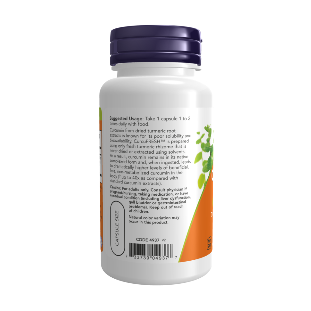Curcumin CurcuFresh, Куркумин Повышенной Биодоступности 500 мг - 60 капсул