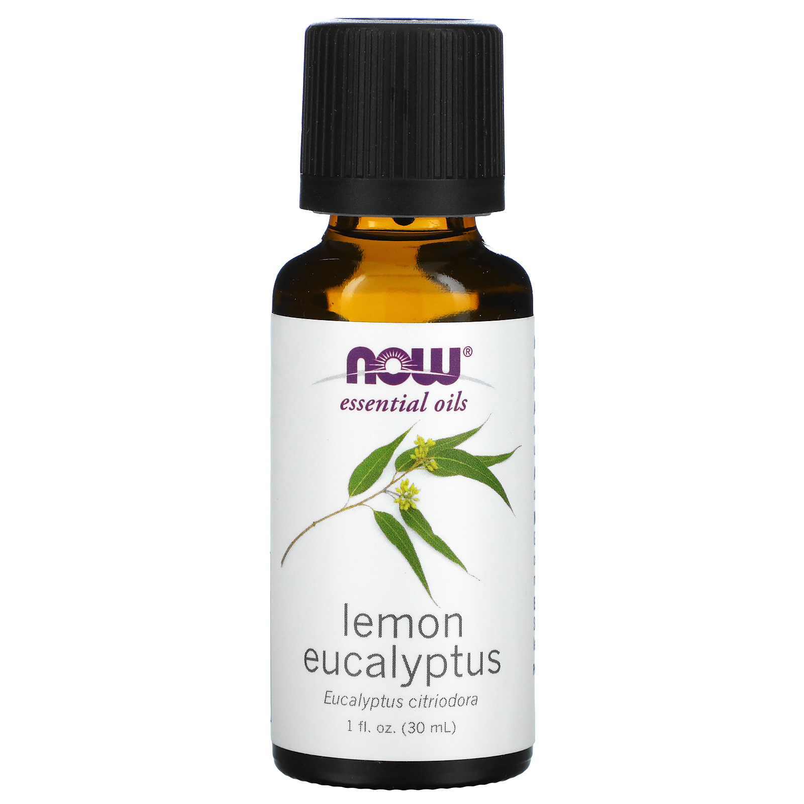 NOW Essential Oil Lemon Eucalyptus, Лимонный Эвкалипт Эфирное Масло - 30 мл