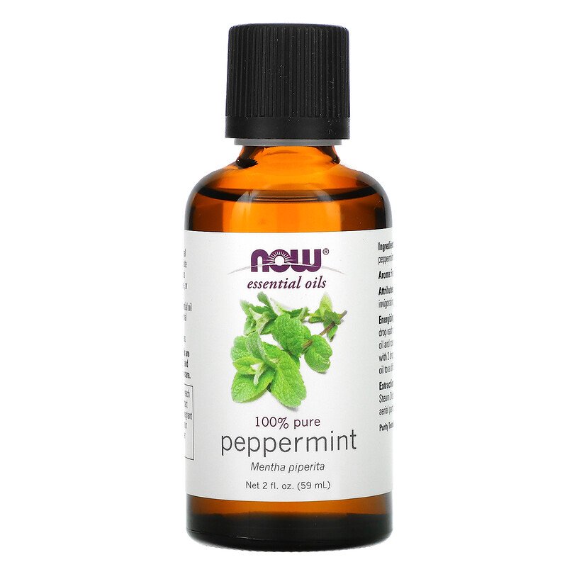 NOW Essential Oil Peppermint, Перечная Мята Эфирное Масло - 59 мл