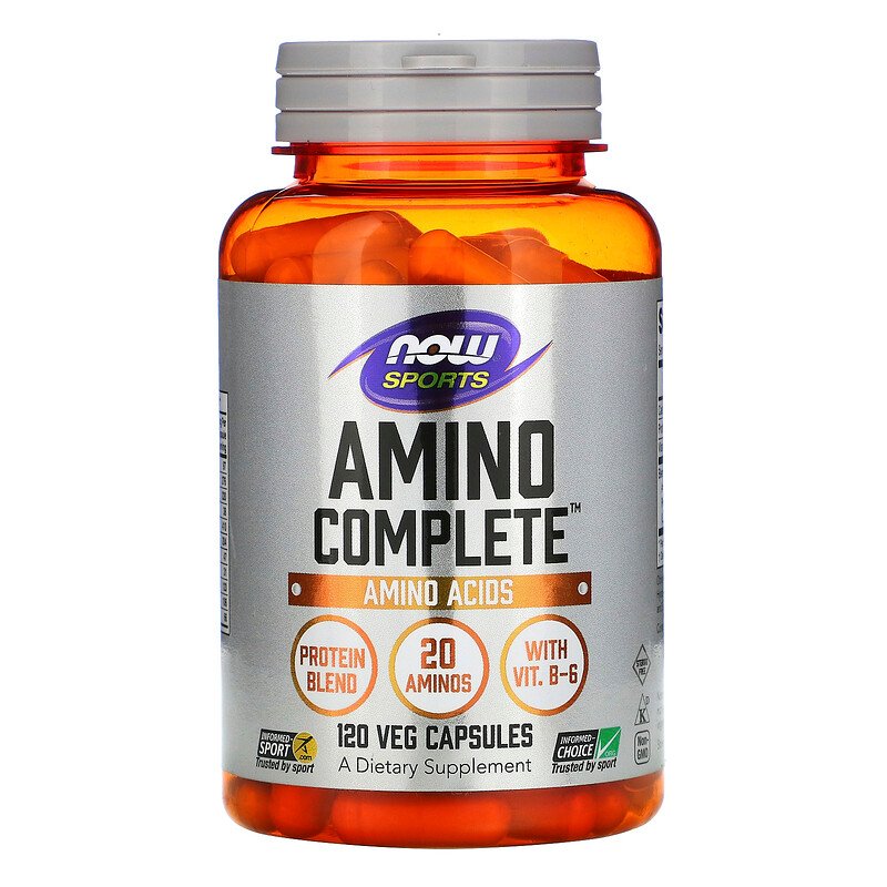 Amino Complete, Аминокомплекс, Полный Спектр Аминокислот - 120 капсул