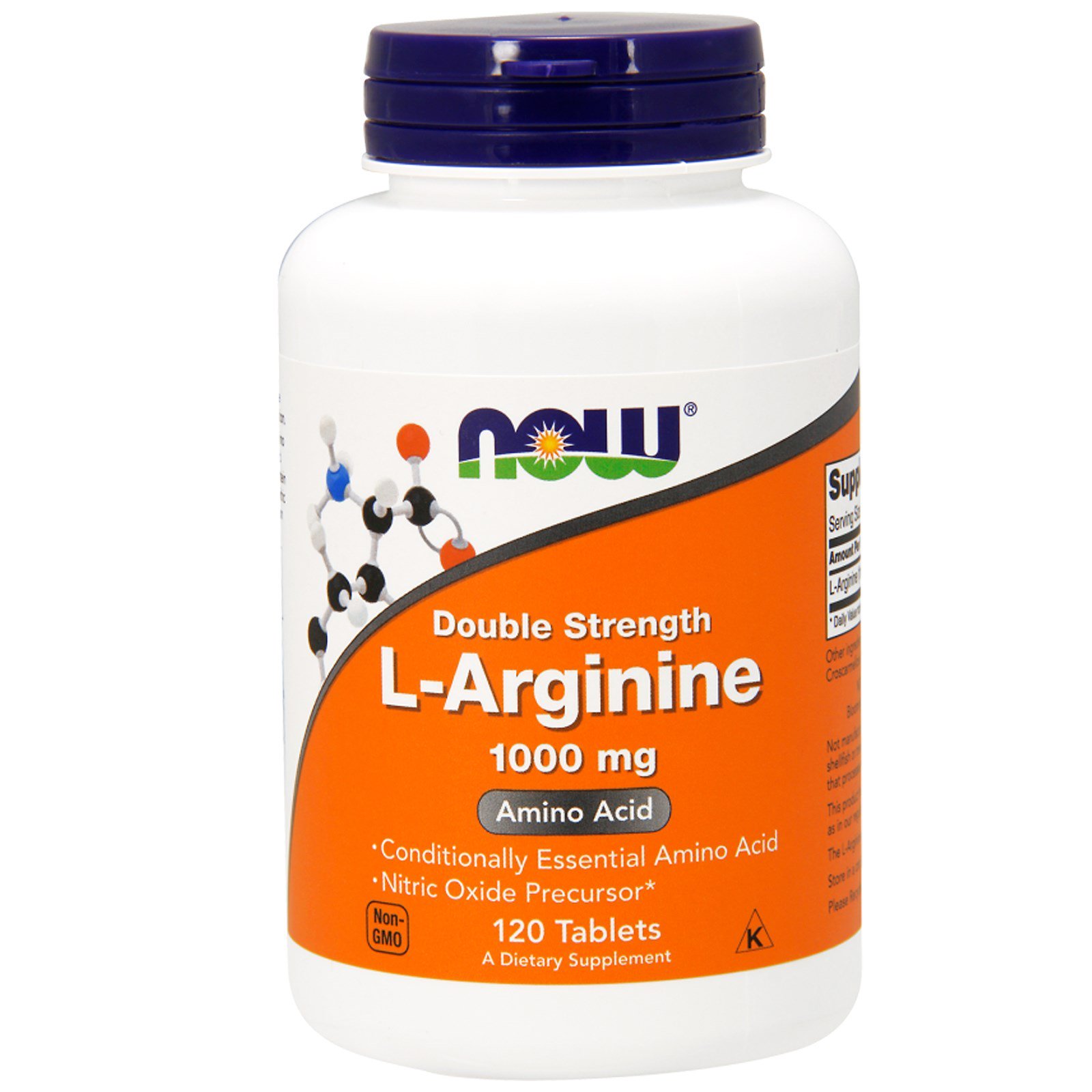 NOW L-Arginine, L-Аргинин 1000 мг - 120 таблеток
