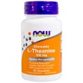 L-Theanine, L-Тианин 100 мг - 90 жевательных таблеток