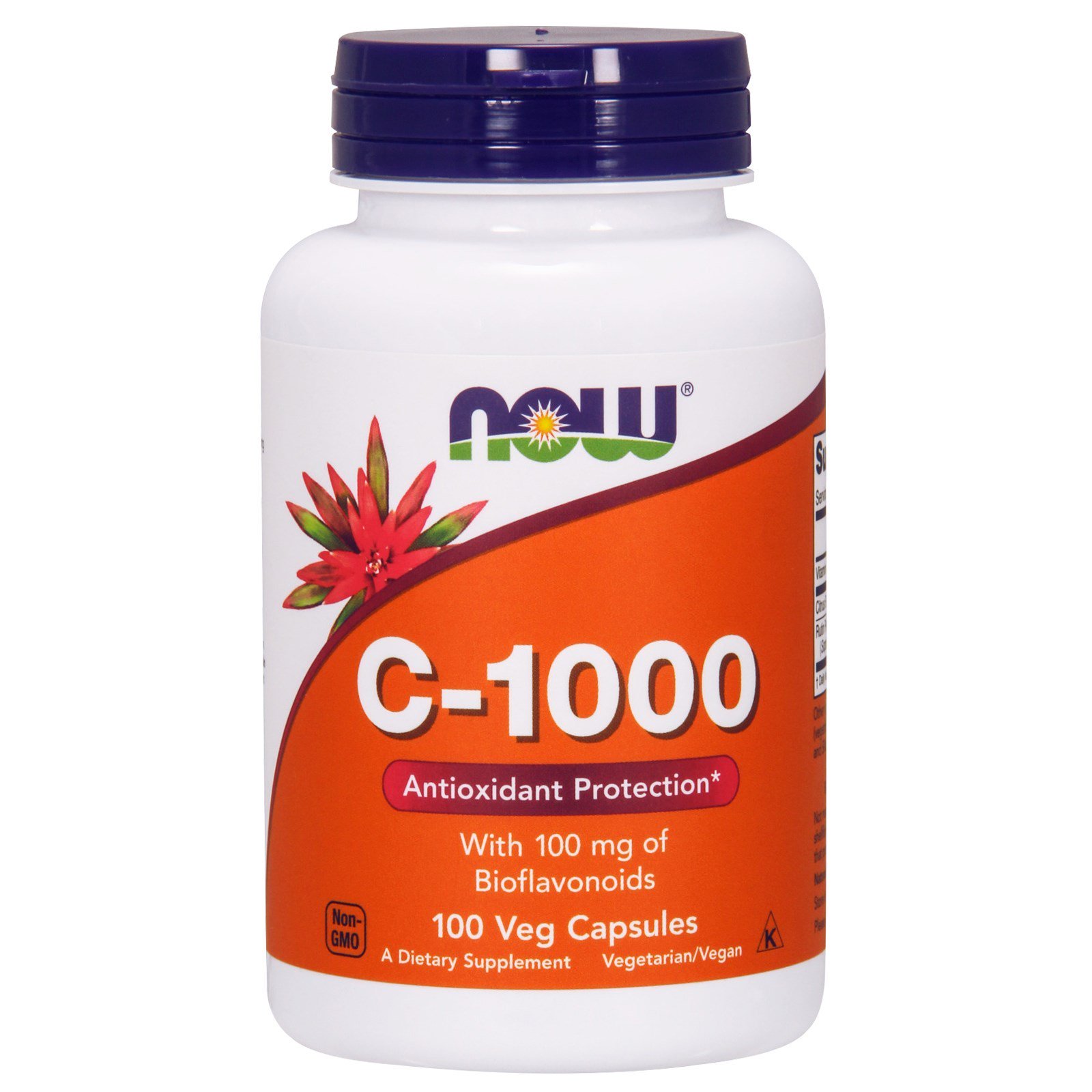 NOW C-1000, Витамин С-1000 мг, Биофлавоноиды Комплекс - 100 капсул