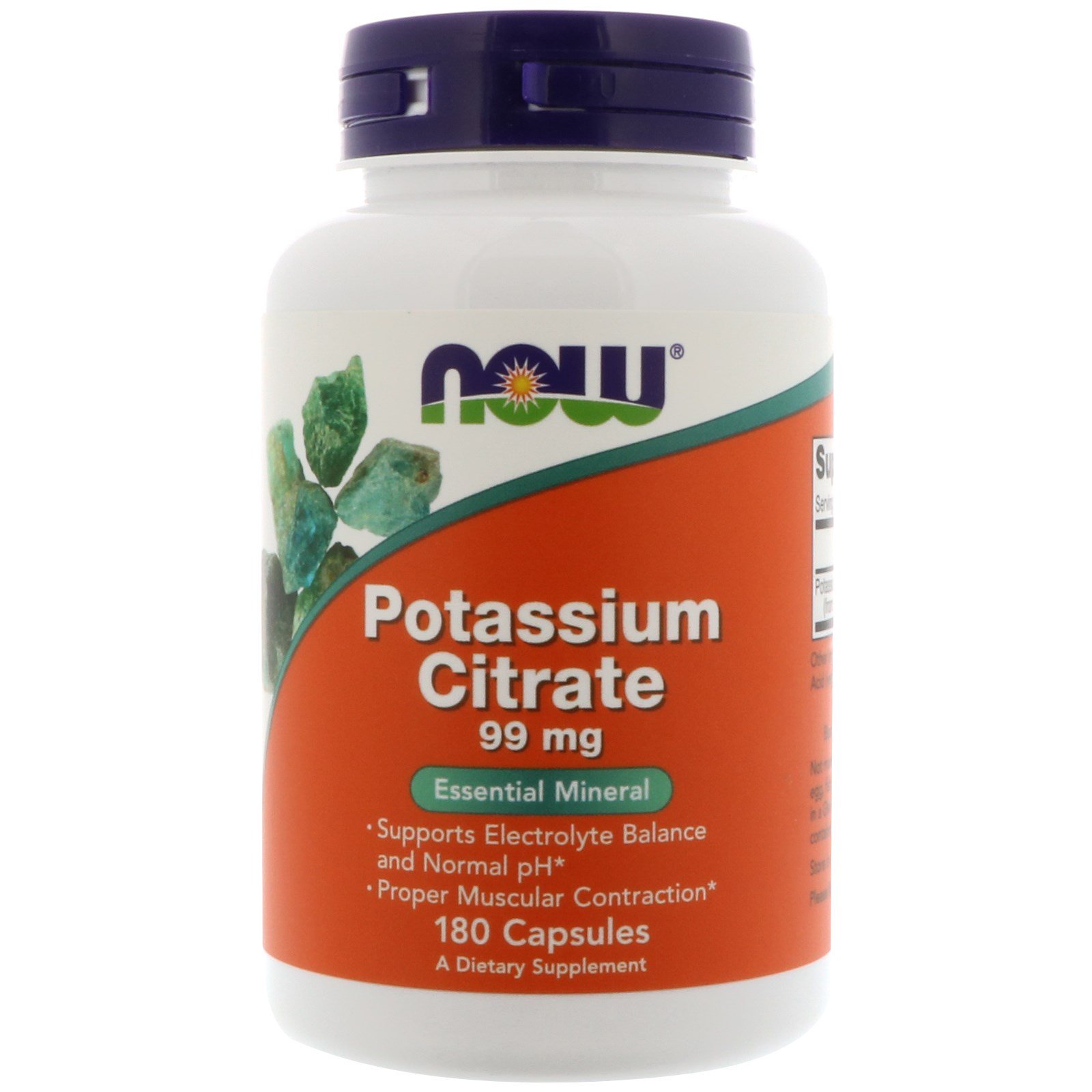 Potassium Citrare, Калий Цитрат 99 мг - 180 капсул
