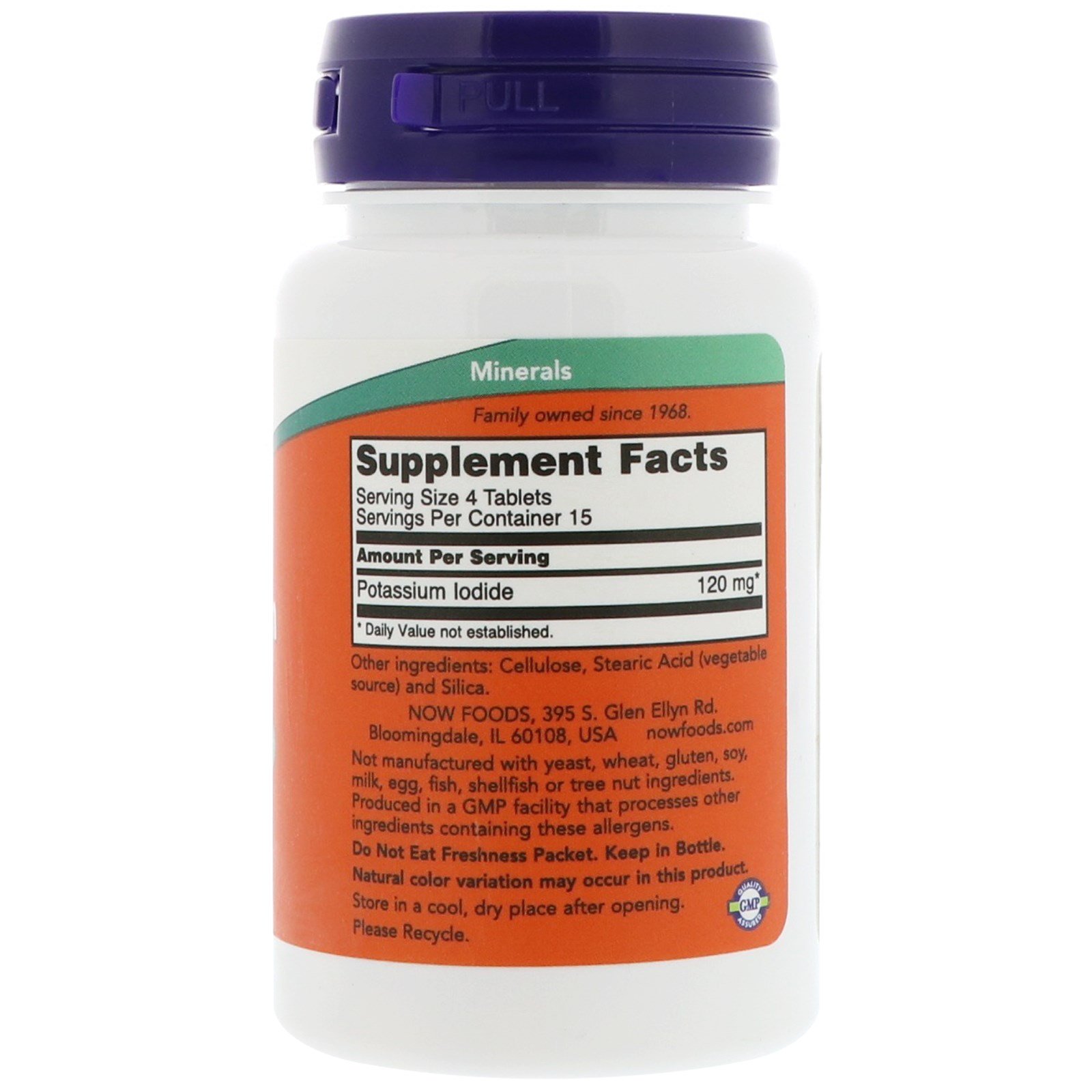 Potassium Iodide, Калий Йодид 30 мг - 60 таблеток