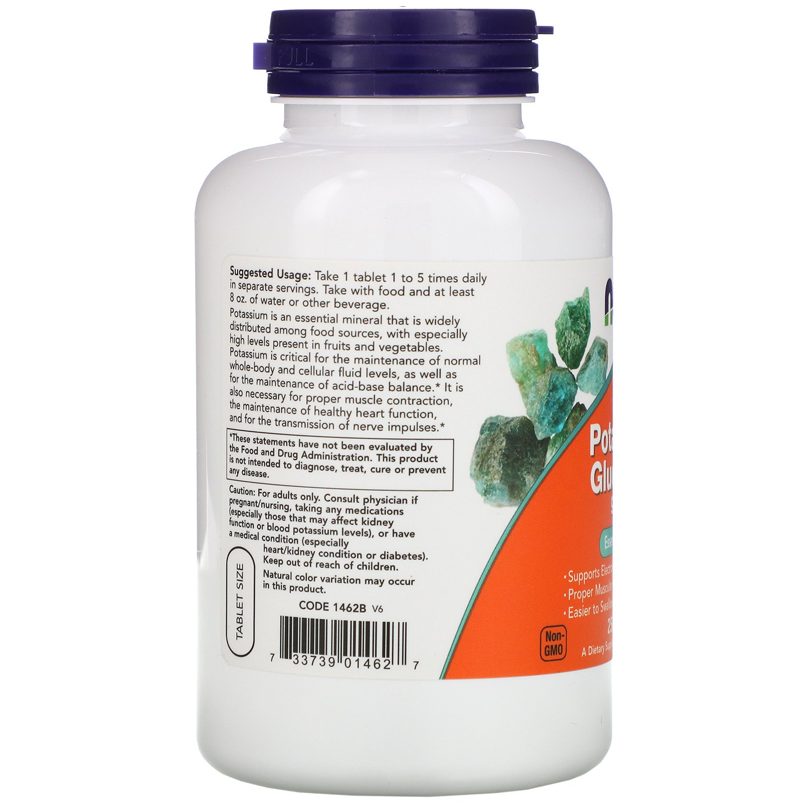 Potassium Gluconate, Калий Глюконат 99 мг - 100 таблеток