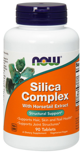 NOW Silica Complex, Кремниевый Комплекс - 90 таблеток