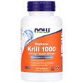 NOW Krill Oil 1000, Масло Криля Арктического 1000 мг - 60 желатиновых капсул