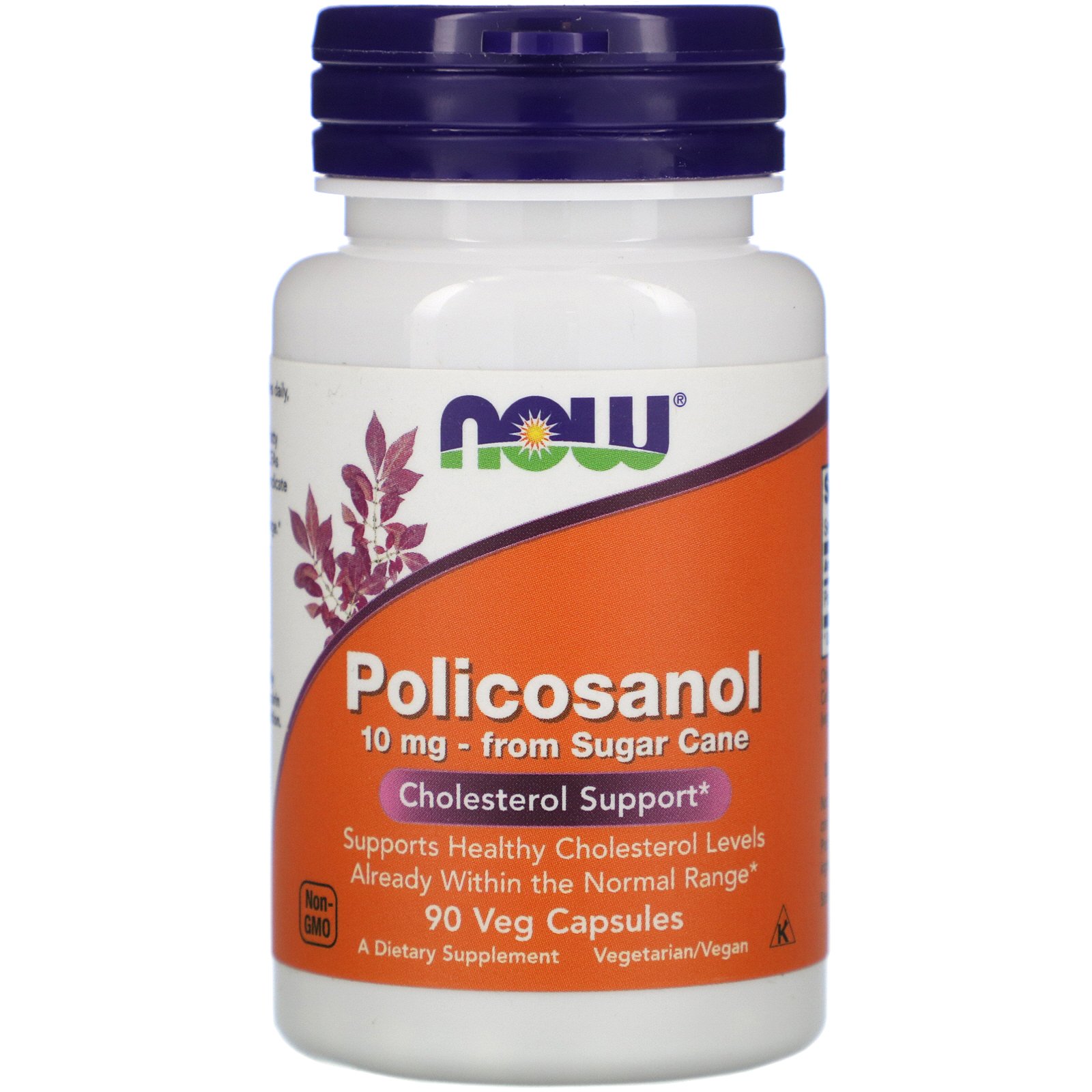 NOW Policosanol, Поликосанол 10 мг - 90 капсул