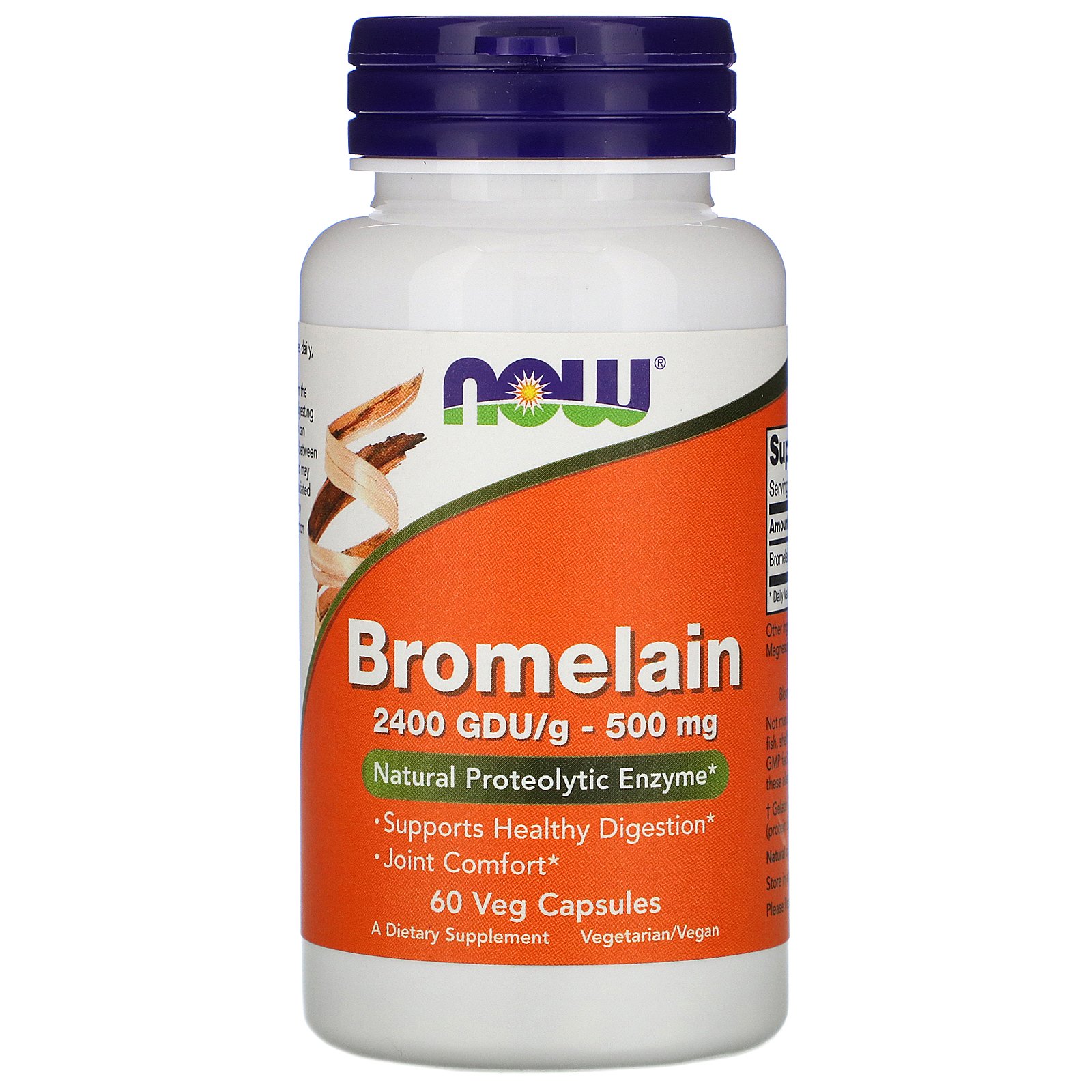 Bromelain, Бромелаин 500 мг - 60 капсул