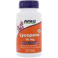 NOW Lycopene, Ликопин 10 мг - 120 капсул