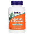 NOW Calcium D-Glucarate, Кальций D-Глюкарат 500 мг - 90 капсул