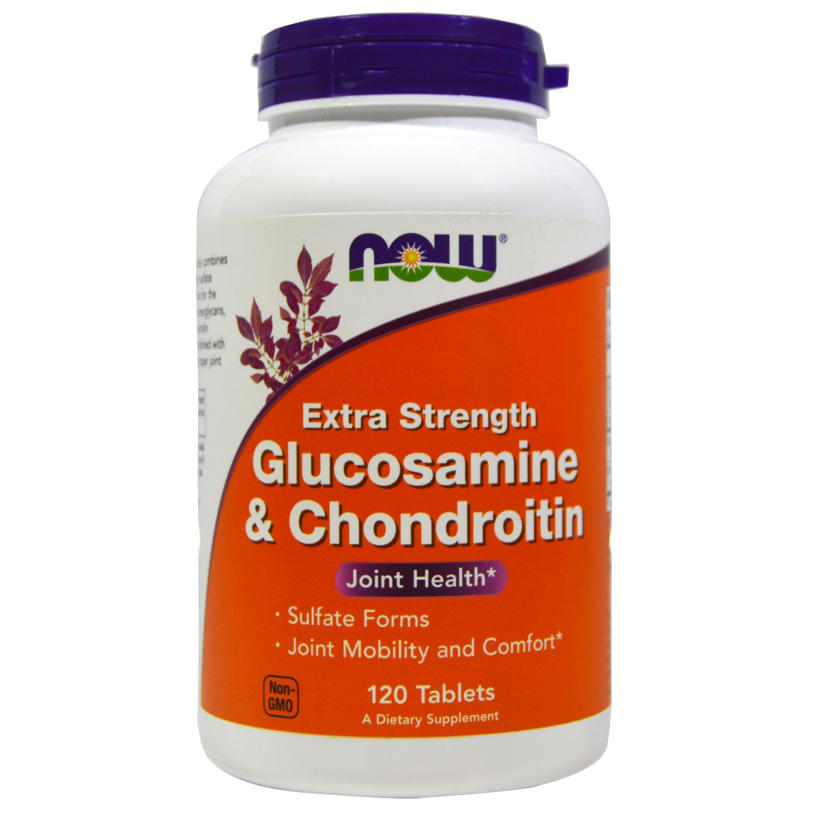 NOW Glucosamine & Chondroitin Extra, Глюкозамин и Хондроитин Экстра - 120 таблеток