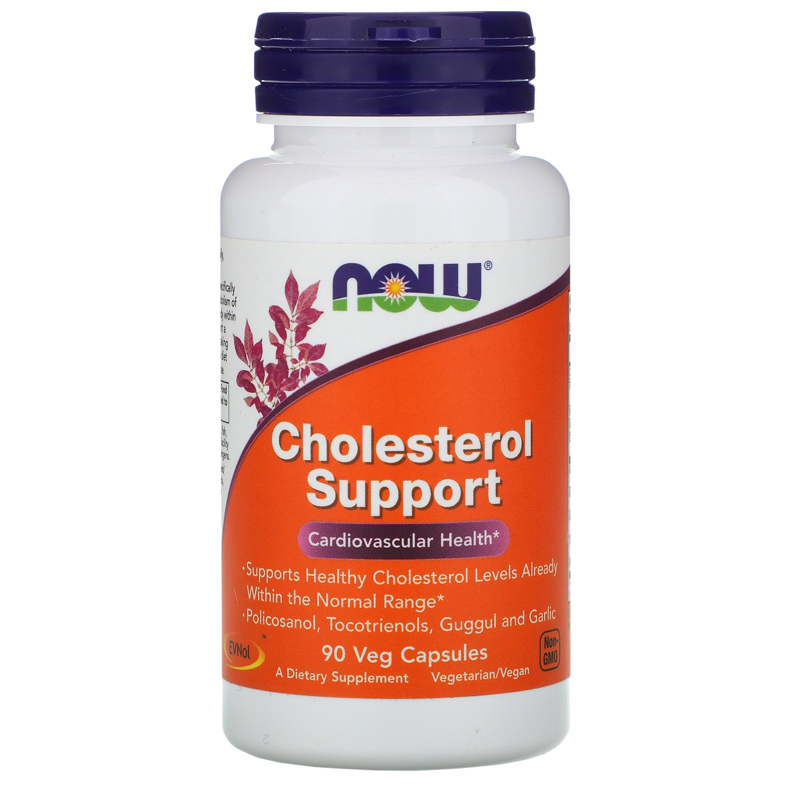 NOW Cholesterol Support, Регулятор Уровня Холестерина - 90 капсул