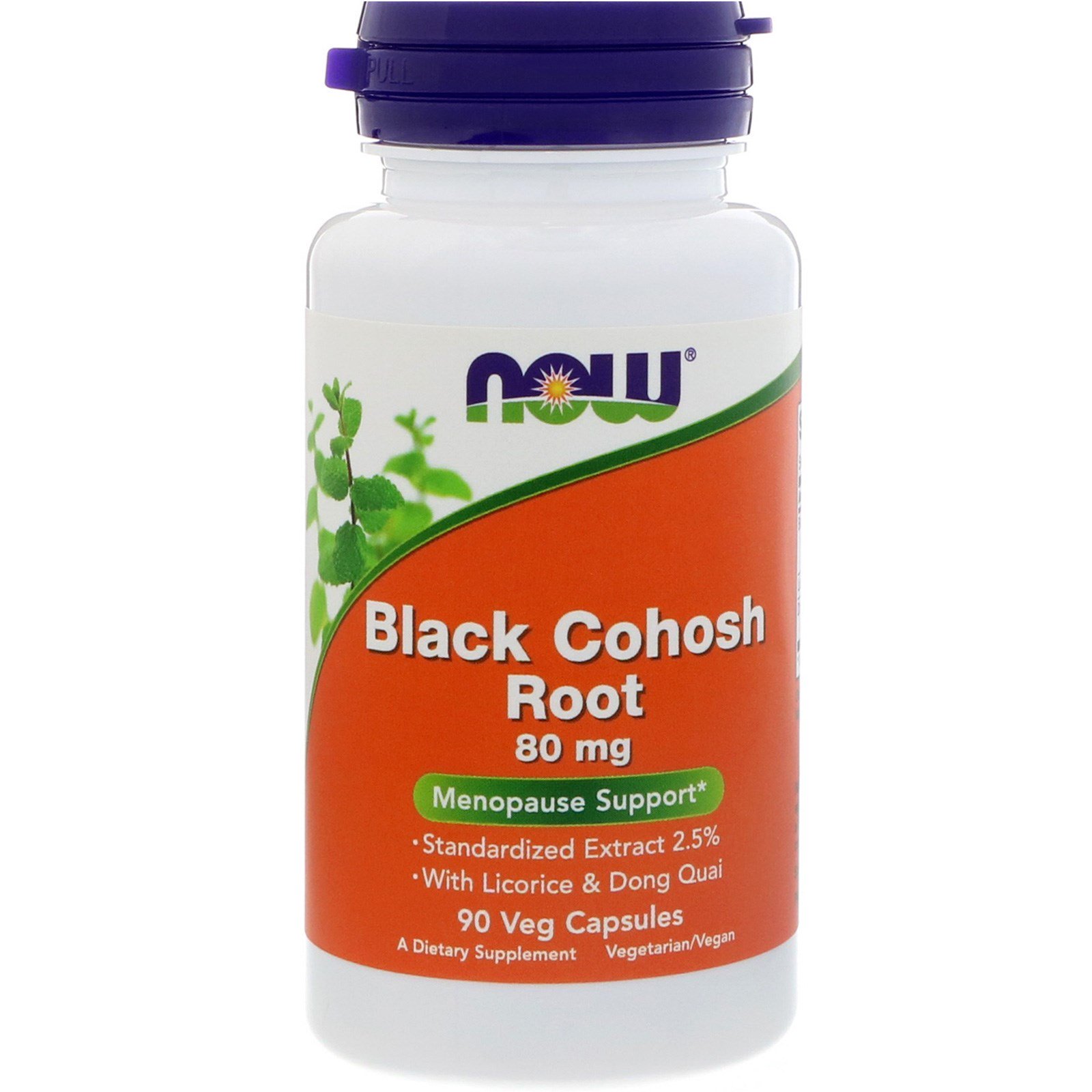 Black Cohosh Root, Корень Клопогона Кистевидного с Лакрицей и Дягилем Лекарственным - 90 капсул