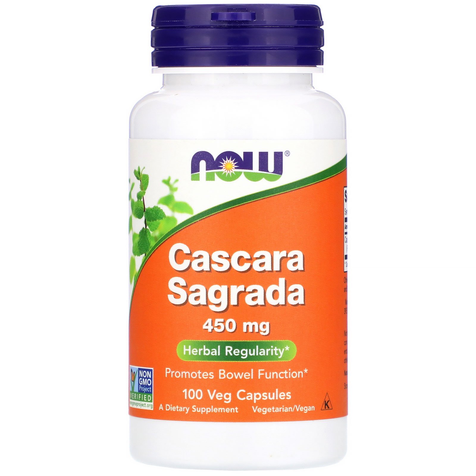 Cascara Sagrada, Каскара Саграда (Крушина) 450 мг - 100 капсул