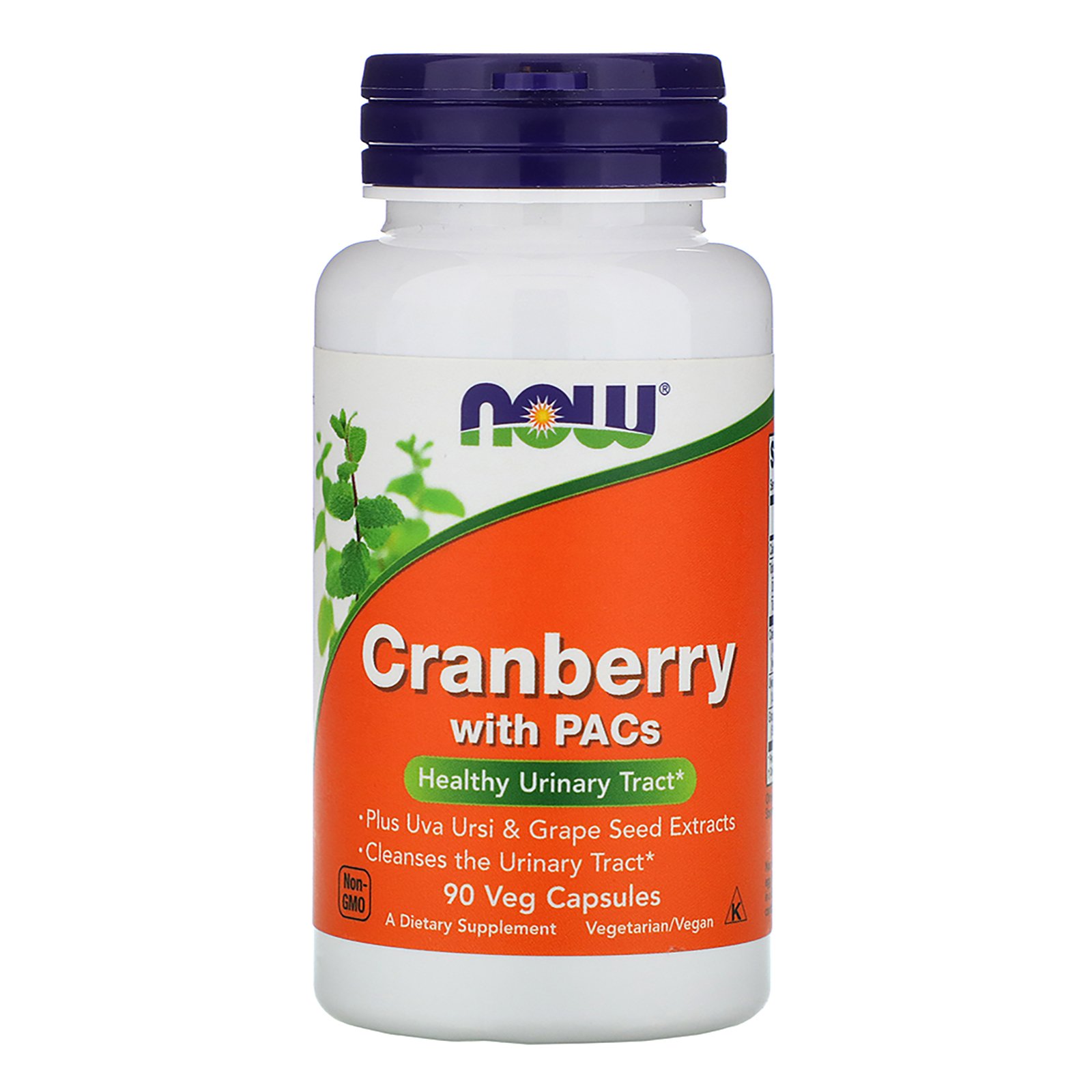 NOW Cranberry, Клюква Экстракт 333 мг, Комплекс - 90 капсул