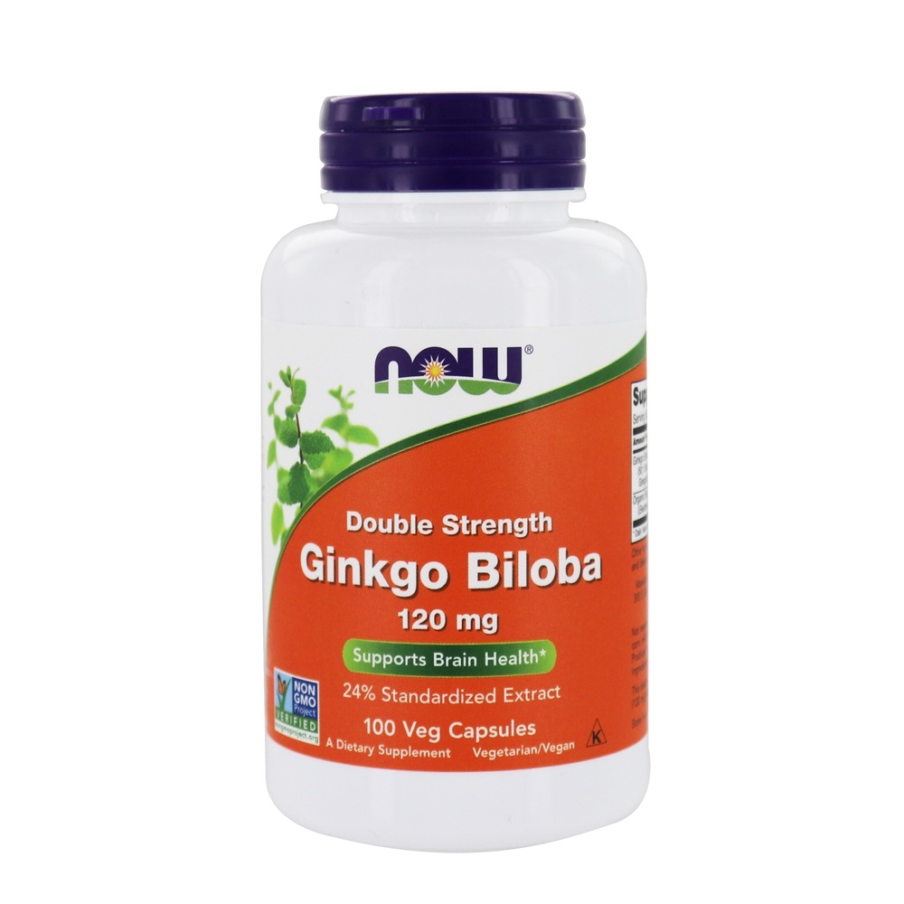 Ginkgo Biloba, Гинкго Билоба Экстракт 120 мг - 100 капсул
