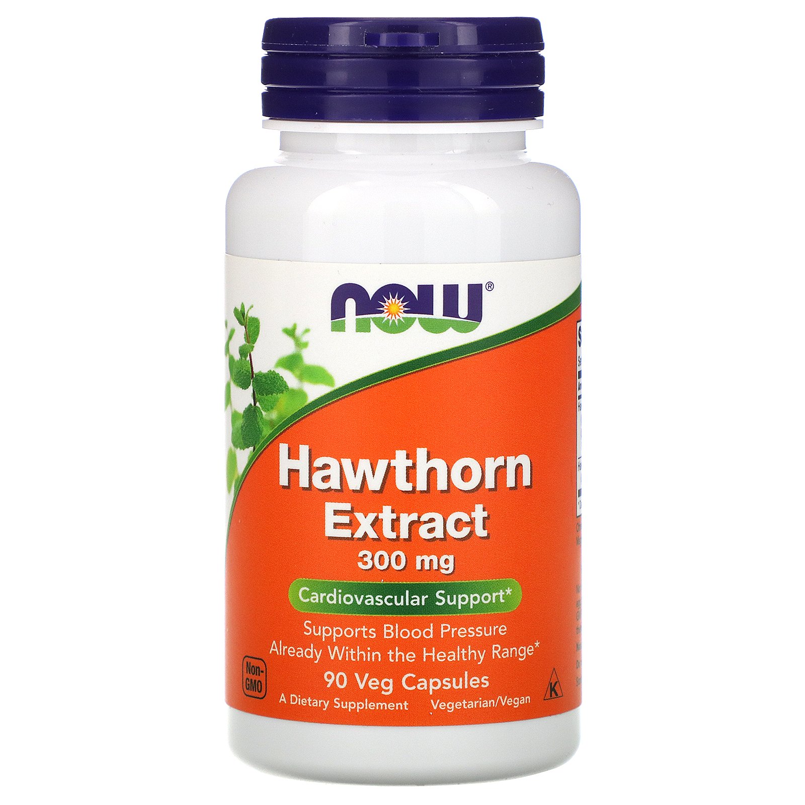 NOW Hawthorn Extract, Боярышник Экстракт 300 мг - 90 капсул