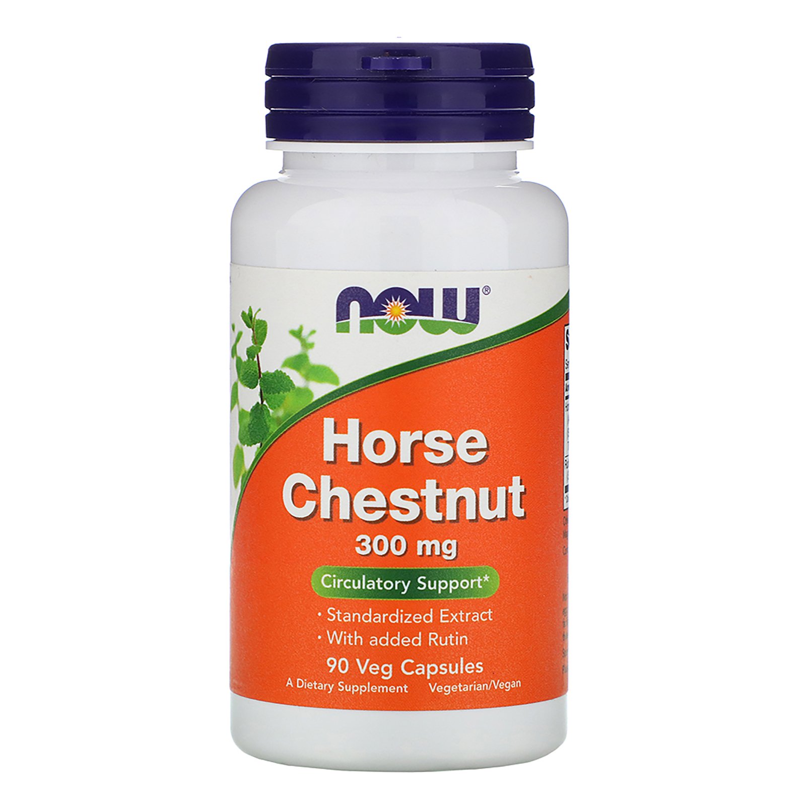 NOW Horse Chestnut, Конский Каштан Экстракт 300 мг - 90 капсул