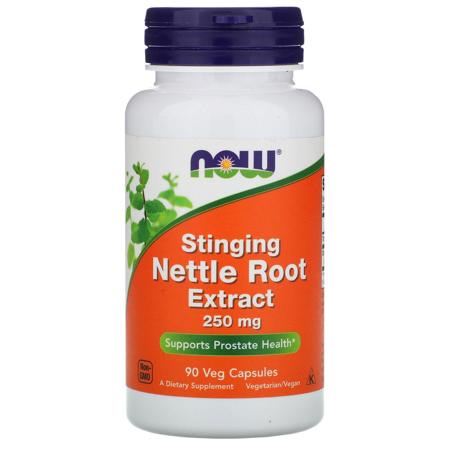 NOW Nettle Root Extract, Крапива Жгучая Экстракт Корня 250 мг - 90 капсул