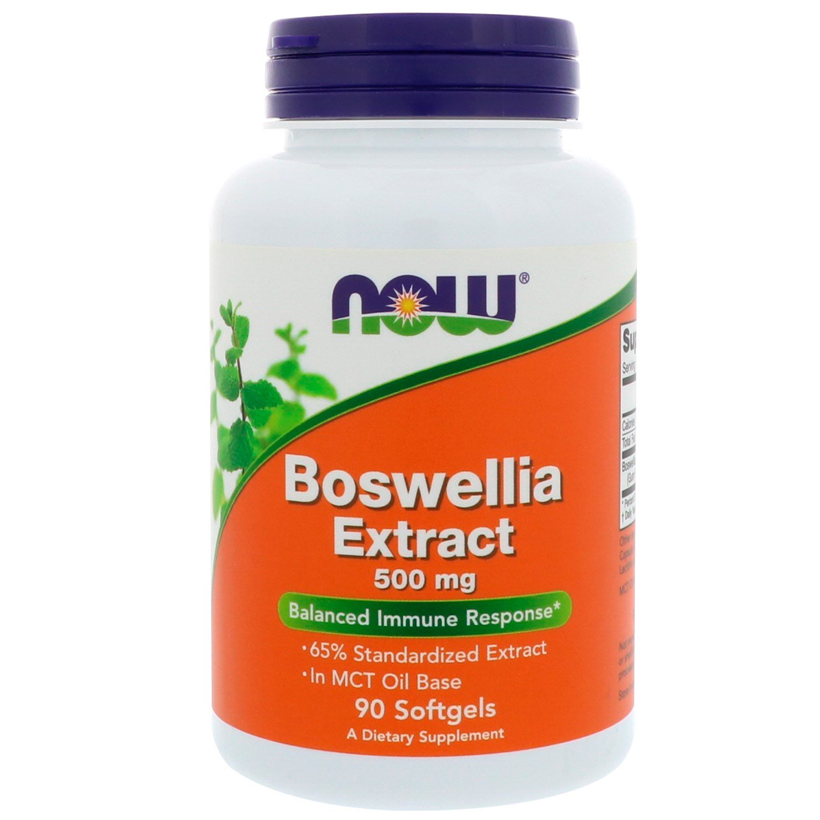 NOW Boswellia Extract, Босвеллия Экстракт 500 мг - 90 капсул
